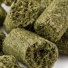 EQUNIQUE Treats Support – hästgodis med klinoptilolit, närbild på pellets